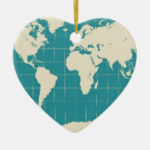 Wereldreiziger Keramisch Ornament (Voorkant)