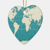 Wereldreiziger Keramisch Ornament (Links)