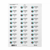 Wereldreiziger Label (Full Sheet)