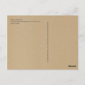 Wereldreiziger met heteluchtballon en bergen briefkaart (Achterkant)