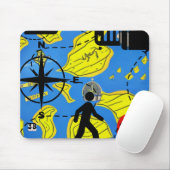 Wereldreiziger Muismat (Met muis)