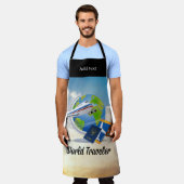 Wereldreiziger Schort (Gedragen)