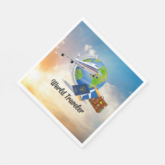 Wereldreiziger Servetten (Hoek)