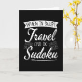 Wereldreiziger Sudoku Puzzel Lover Kaart (Gele Bloem)