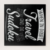 Wereldreiziger Sudoku Puzzel Lover Legpuzzel (Horizontaal)