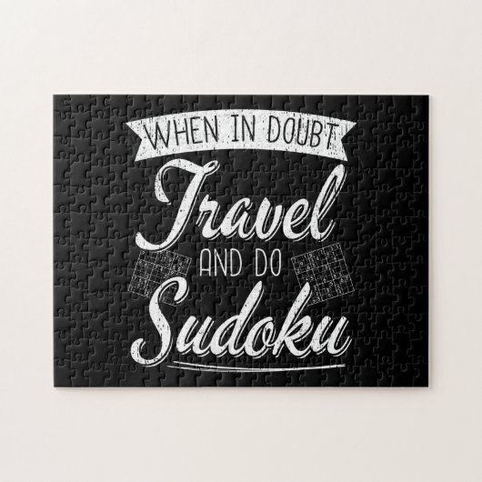 Wereldreiziger Sudoku Puzzel Lover Legpuzzel (Horizontaal)