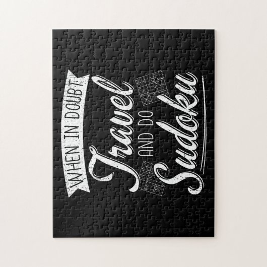 Wereldreiziger Sudoku Puzzel Lover Legpuzzel (Verticaal)