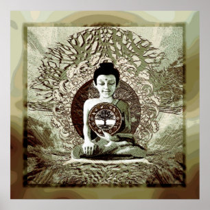 Wereldreligie voor vredesbemiddeling poster