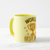 Werelds #1 Beste Vader Cadeau – Unieke Vaderdag Mok (Voorkant links)