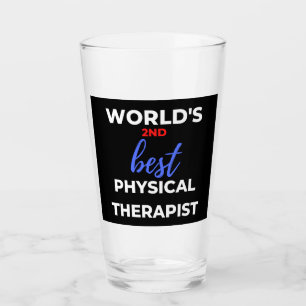 Werelds 2e Beste Fysiotherapeut Glas