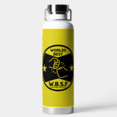 WERELDS BEEST STIEFVADEr Waterfles (Achterkant)