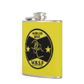 WERELDS BEESTE STIEFVADEr Heupfles (Links)