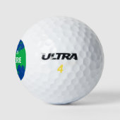 Werelds Beste Aangepaste Titel Wereldbol Golfballen (Logo)