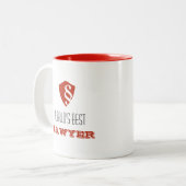 Werelds Beste Advocaat Jurist Mok (Voorkant links)