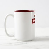 Werelds Beste AKITA HOND PAPA - Schattige illustra Tweekleurige Koffiemok (Links)