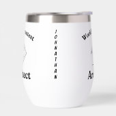 Werelds Beste Architect Persoonlijke Naam Typograf (Links)