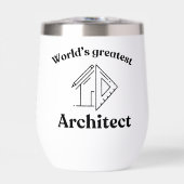 Werelds Beste Architect Persoonlijke Naam Typograf (Voorkant)