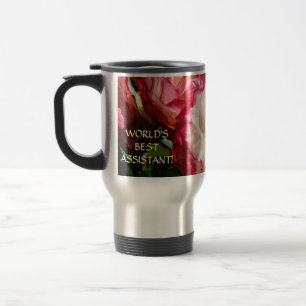 Werelds Beste Assistent! Koffiekopje Roze Reisbeke Reisbeker