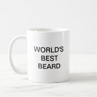 Werelds beste baard koffiemok