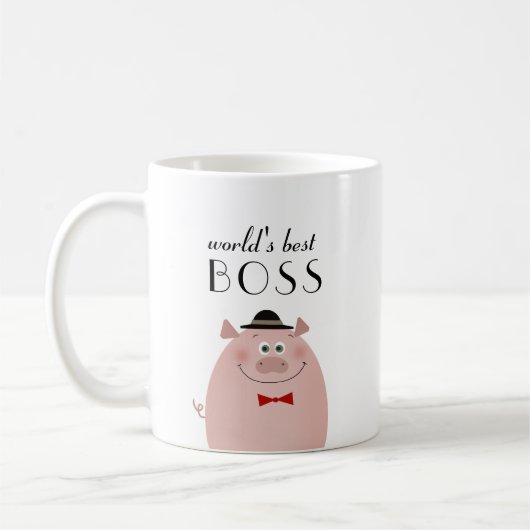 Werelds Beste Baas Grappig Koffiemok (Links)