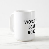 Werelds Beste Baas Mok (Voorkant links)