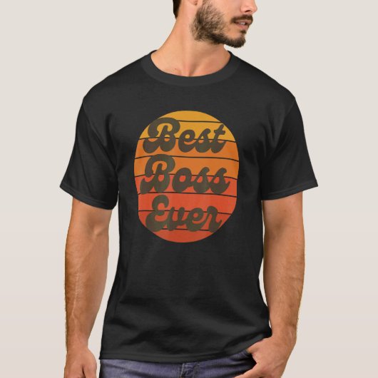 Werelds Beste Baas Ooit Team Waardering T-shirt (Voorkant)
