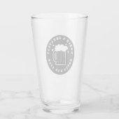 Werelds Beste Bonus Vader Ooit bierglas cadeau Glas (Achterkant)