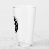 Werelds Beste Bonus Vader Ooit bierglas cadeau Glas (Links)