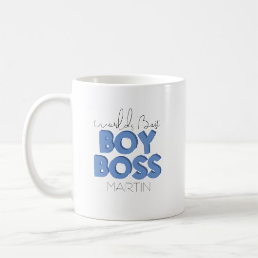Werelds Beste Boy Boss Koffiemok (Links)