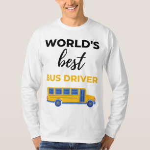 Werelds Beste Buschauffeur bl T-shirt