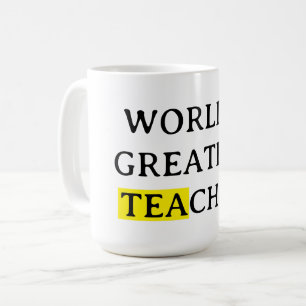 Werelds beste cadeau voor docenten theemok koffiemok