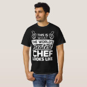 werelds beste chef-kok-kok ooit T-shirt (Voorkant volledig)