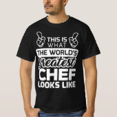 werelds beste chef-kok-kok ooit T-shirt (Voorkant)