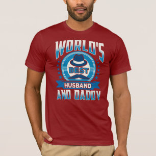 Werelds beste echtgenoot en papa trotse vader t-shirt