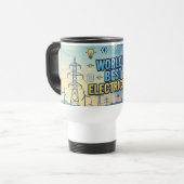 Werelds Beste Elektrotechnicus Reis Mok (Voorkant links)