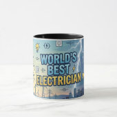 Werelds Beste Elektrotechnicus Reis Mok (Midden)