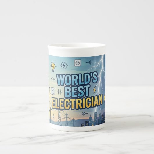Werelds Beste Elektrotechnicus Reis Mok (Voorkant)
