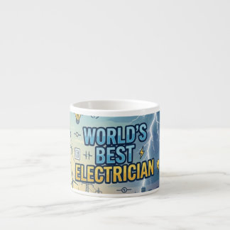 Werelds Beste Elektrotechnicus Reisbeker Espresso Kop