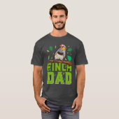 Werelds beste Finch Dad Finches Dad Bird-liefhebbe T-shirt (Voorkant volledig)