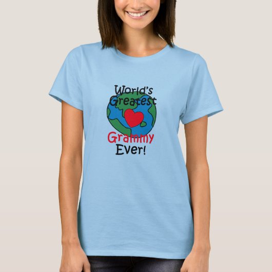 Werelds Beste Grammy Hart T-shirt (Voorkant)