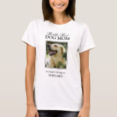 Werelds beste hond moeder huisdier foto t-shirt (Voorkant)