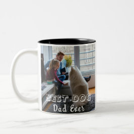 Werelds Beste Hond Papa Douane Foto Mok