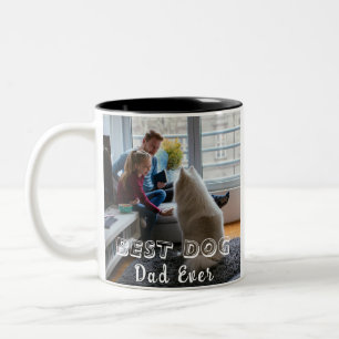 Werelds Beste Hond Papa Douane Foto Mok