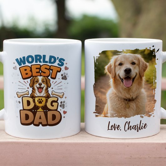 Werelds Beste Hond Papa | Douane Vaderdag Mok