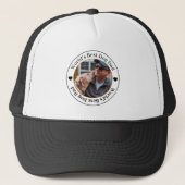 Werelds Beste Hond Papa Modern Elegante Aangepaste Trucker Pet (Voorkant)