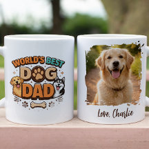 Werelds Beste Hond Papa | Op maat gemaakte Vaderda