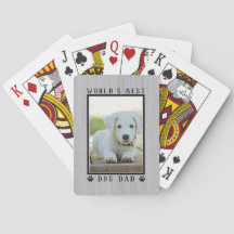 Werelds Beste Hond Papa Pootafdrukken Foto Rustiek