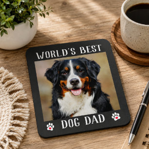 Werelds Beste Hond Vader Pootafdrukken Huisdier Fo Muismat