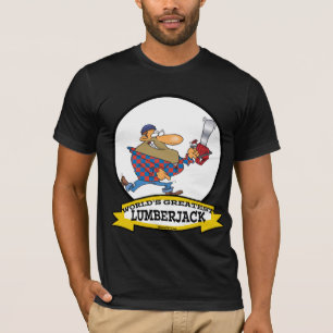 WERELDS BESTE HOUTHakkER MANNEN CARTOON T-shirt