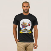 WERELDS BESTE HOUTHakkER MANNEN CARTOON T-shirt (Voorkant volledig)